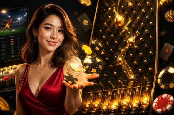 w88888 Casino gaming floor with live tables and slots